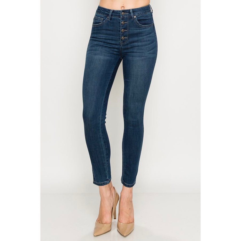 SLIT ANKLE SKINNY JEAN - Picture 3 of 4